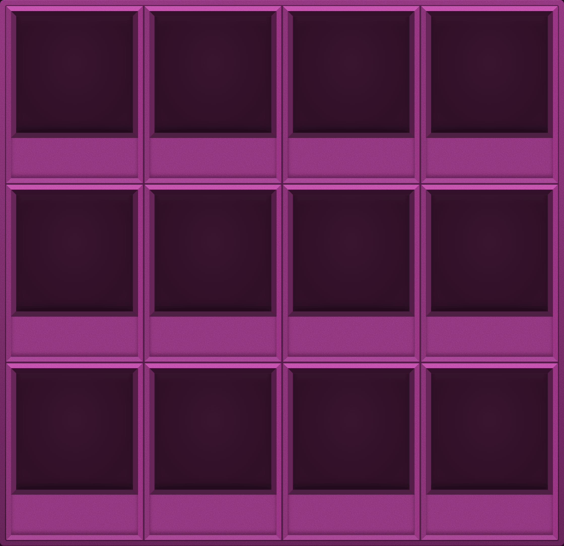 Punch Magenta Display Case (3x4)